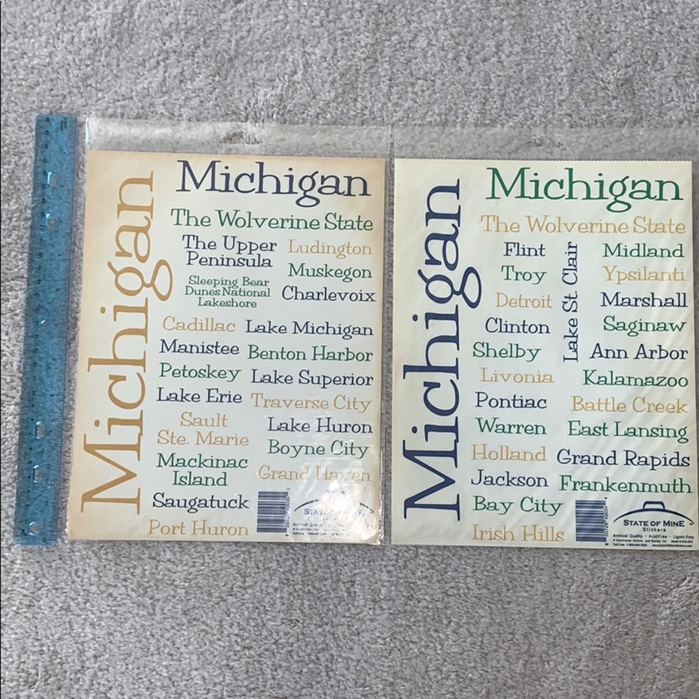 Michigan stickers